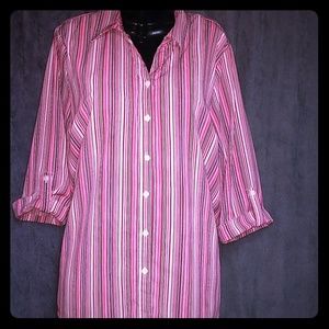 Maggie Barnes 1X -18/20 3/4 sleeve blouse